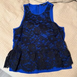 Tibi Lace Sleeveless Top